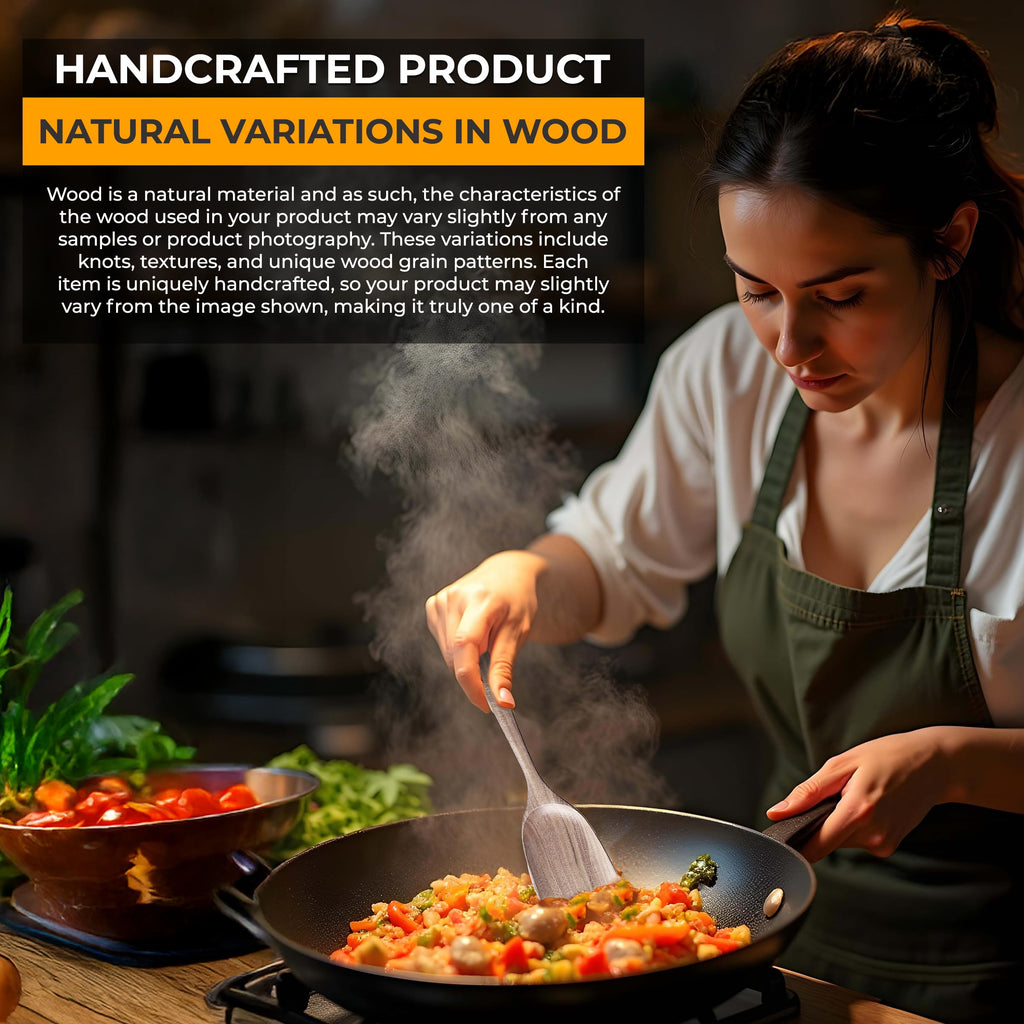 STORE INDYA 8 Piece Wooden Spoons for Cooking,Wood Kitchen Cooking Utensil Set for Nonstick Pans and Cookware | Wooden Utensil Set with Spoon Rest and Holder | Lightweight, Heat Resistant, Non Toxic