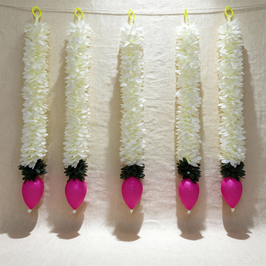 STORE INDYA Lotus Hanging Decoations, Set of 5