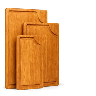STORE INDYA Cutting Boards for Kitchen - Set of 3 Wooden Chopping Boards for Prep & Serving, Charcuterie, Butcher Block, Non 