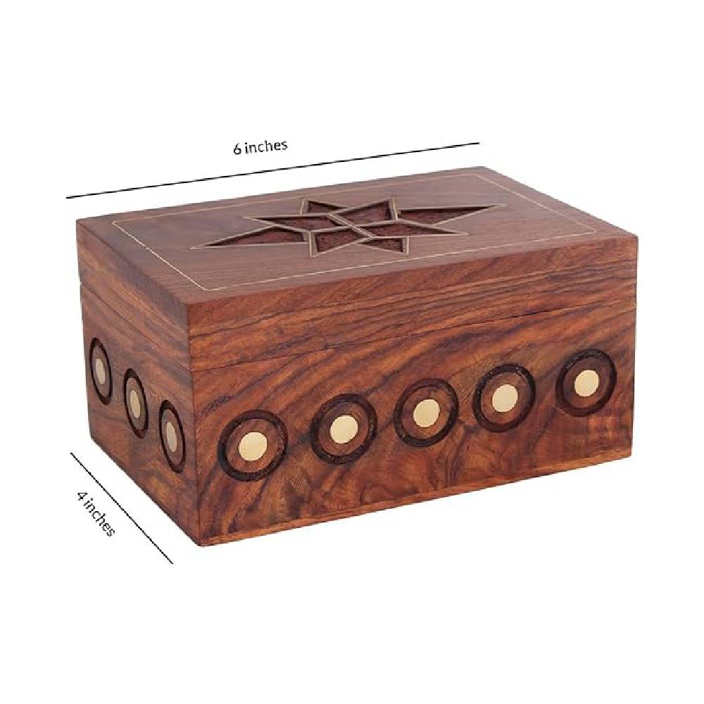 Wooden Jewelry Box Storage-Jewelry Organizer-Keepsake Accessory Holder