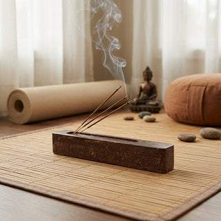 Storeindya Wooden Incense Holder with Ash Catcher - 12" Coffin Storage Box for Incense Sticks, Meditation & Home Decor for Be