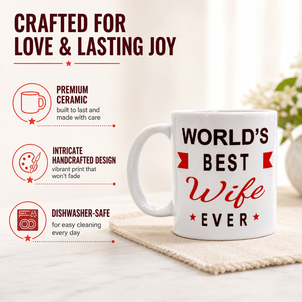 Store Indya Best Dad Ever Mug - 11 oz Dad Coffee Mug, Father's Day Gift for Dad from Daughter, Son, Wife, Kids - Novelty Camp