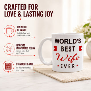 STORE INDYA Printed Coffee Mugs - 11oz, Present Idea from Wife