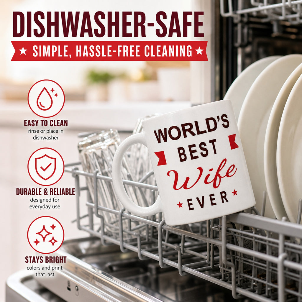 STORE INDYA Printed Coffee Mugs - 11oz, Present Idea from Wife