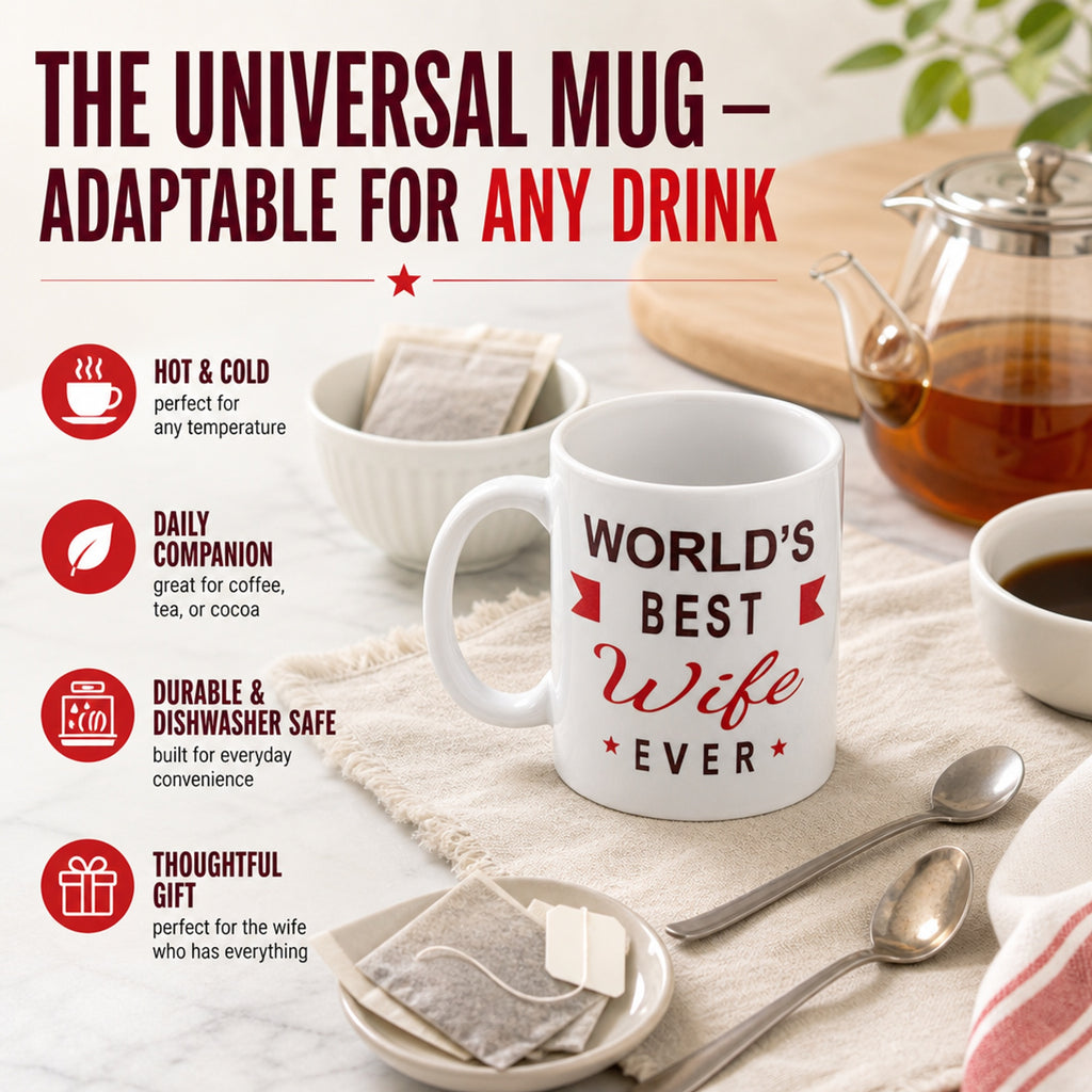 Store Indya Best Dad Ever Mug - 11 oz Dad Coffee Mug, Father's Day Gift for Dad from Daughter, Son, Wife, Kids - Novelty Camp
