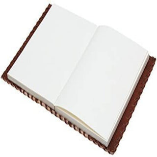 Vintage-Inspired Leather Journal Diary with Eco-Friendly Unlined Pages