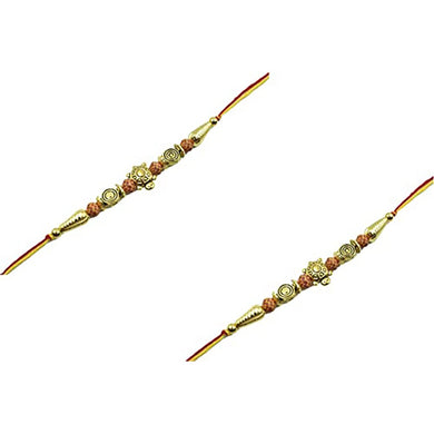 Raksha Bandhan Rakhi for Brother with Greeting Card - Set of 2 (Turtle Rakhi)