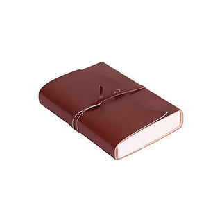 Handmade Leather Bound Journal-Unlined Eco-Friendly Pages-Perfect for Personal Use or Gifting (6