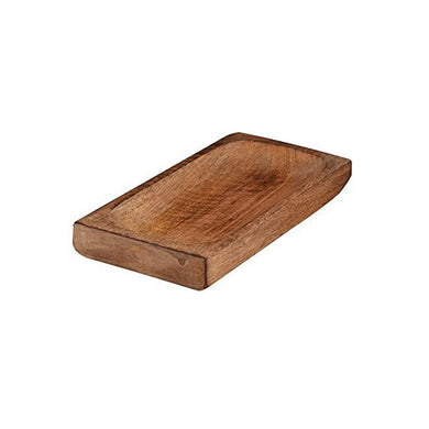 Rectangular Wooden Serving Platter with Country Style Accessories-Fruit Snack Tray Dish