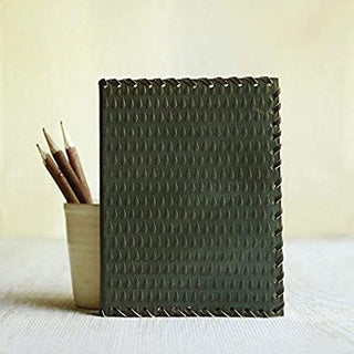 Leather Journal Diary Unlined Personal Organizers ( Green Drop Collection) - 7