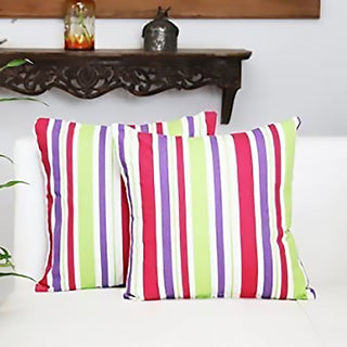 Decorative Throw Pillowcase Cover with Invisible Zipper Set of 2