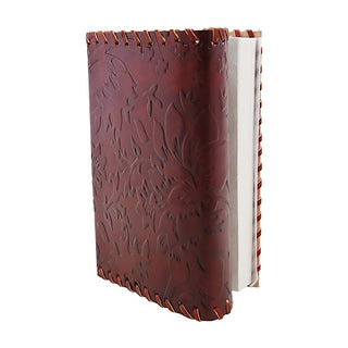 Leather Bound Journal Diary w/ Lock & 200 Pages | 6 x 4 Travel Diary & Sketchbook for Personal Use & Gifting