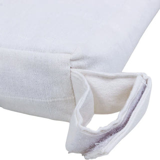 Pure Cotton Square Seat Cushion with Ties-Perfect for Kitchen Chairs, Office Chairs, Cars, and Stools