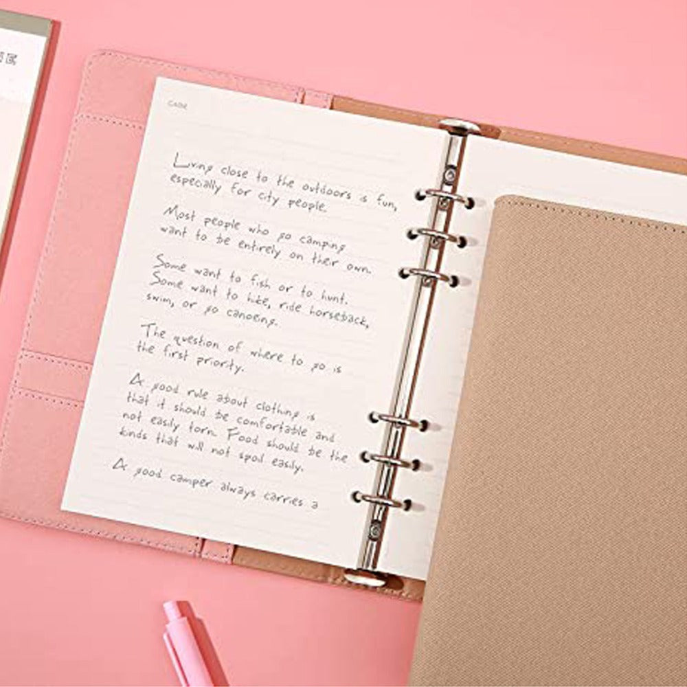 Kokuyo Campus Smart Ring Binder - B5-26 Rings - Light Pink [Office Product]  : Amazon.in: Office Products